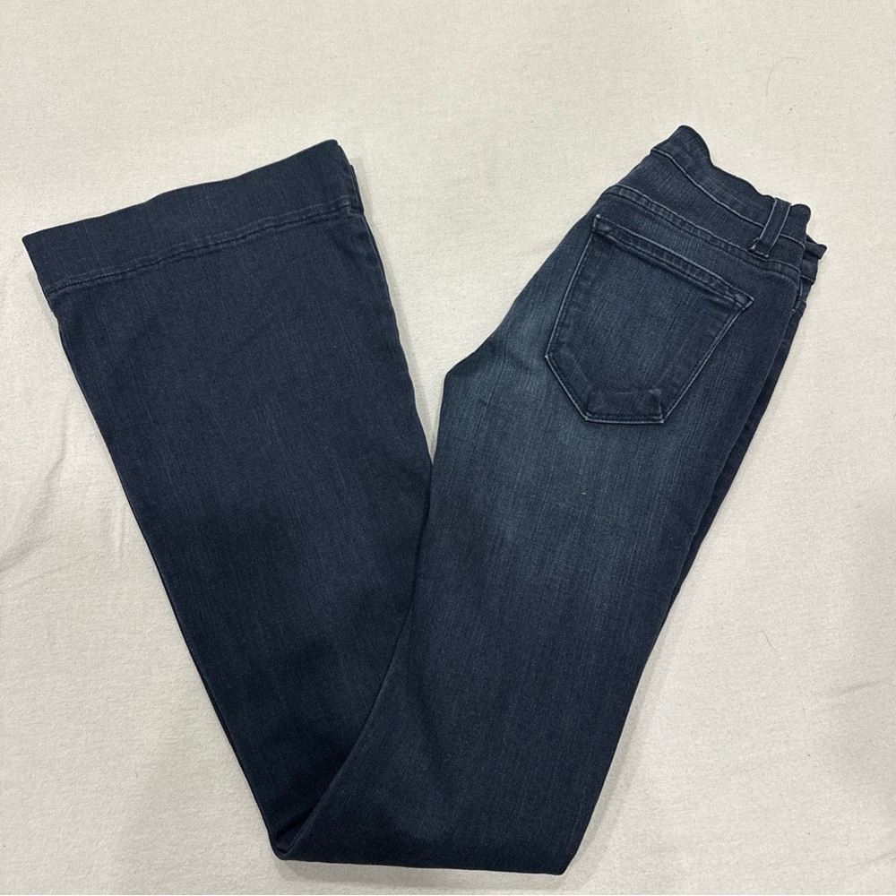 Vintage Judy Blue Jeans 3/26 Dark Blue Flare Made In The USA  Stretch Rayon